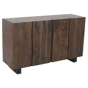 Modern Grey Essential Live Edge Wood <b>Sideboard</b> for Living Room Dining <b>Kitchen</b> Bathroom Bedroom Hotel Use - Product Image 3
