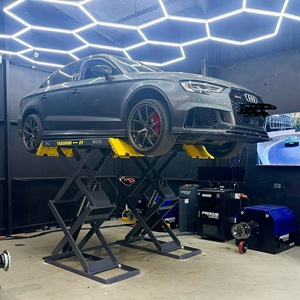 Elevador Hidráulico de Tijera para Autos de 3.5 Toneladas, Elevador Automotriz de Baja Altura para Garaje |    Elevador Hidráulico Tipo Tijera para Reparación de Automóviles, 3500 kg - Product Image 4