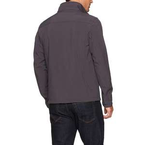 Chaqueta Softshell Profesional para Hombre 2019, Cuello Alto Personalizado con Bolsillos, Impermeable, de Poliéster, Talla Grande para Invierno - Product Image 3