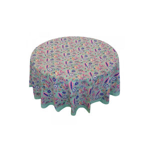 Hot Selling 100% Cotton <b>Round</b> <b>Tablecloth</b> 150 Cms Hand Block Printed Well Absorbing for Parties 20 Sheeting - Product Image 1