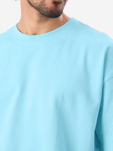 เสื้อยืดผ้าฝ้ายโอเวอร์ไซส์สำหรับผู้ชายเสื้อยืดทรงหลวมใส่ได้ทั้งชายและหญิงทรงหลวมไซส์100% น้ำหนัก300กรัม - Product Image 3