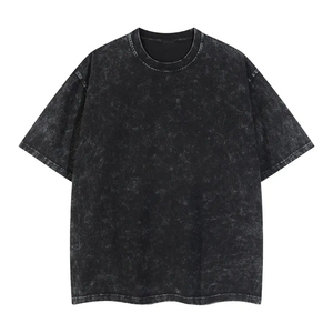 Camiseta Deportiva de Cuello Alto para Hombre, Tejida, 100% Algodón, Corte Regular, 240 Gramos, Estampado de Letras, Manga Corta Formal - Product Image 5