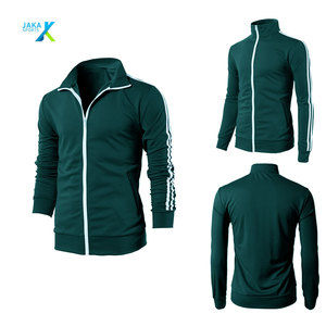 Mens Autumn Slim Fit Active <b>Track</b> <b>Jacket</b> Lightweight Knitted Zip Quick Dry Printed Customized Sportswear Casual Running Gym - Product Image 1