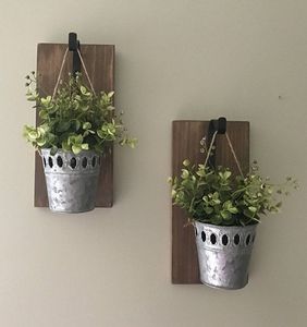 New Design Metal <b>Hanging</b> Flower Pot <b>Planter</b> Durable Balcony Decorative <b>Hanging</b> <b>Planter</b> With Chain for <b>Indoor</b> Outdoor Garden - Product Image 2