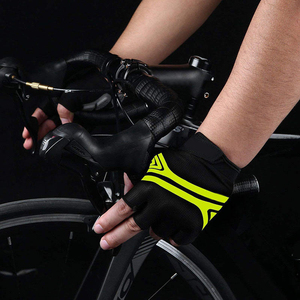 Unisex medio dedo Upf 100 + protección solar/Uv guante de ciclismo transpirable apto para ciclismo bicicleta de carretera guantes duraderos al por mayor - Product Image 5
