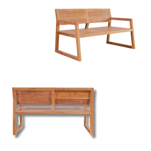 Banc de patio deux places élégant et élégant d'Indonésie Matériau de qualité Mélange parfait de confort et de fonctionnalité - Product Image 3