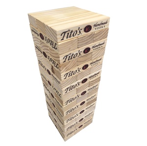 Đồ chơi ngoài trời lớn nhào lộn tháp ngoài trời xếp chồng trò chơi Jumbo Khối Lớn Vườn nhào lộn sàn sân gỗ trò chơi Fami - Product Image 1