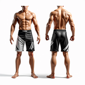 Pantalones cortos de lucha MMA sublimados con impresión HD personalizada con función elástica diseñados para uso sin Gi Jiu Jitsu Kimono De Jiu Jitsu - Product Image 3