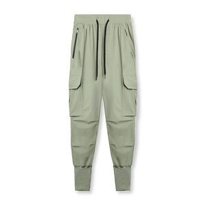 <b>Summer</b> Men's Thin <b>Pants</b> Fashion Long Trousers Footband Cargo <b>Pants</b> Men's Casual Multi-pocket Harlan <b>Pants</b> - Product Image 3