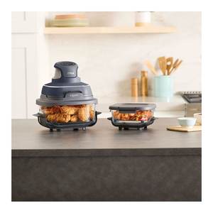 CRISPI Friteuse à air portable 4-en-1 1700W FN101EUGY Couleur bleue Polyvalente et élégante - Product Image 3