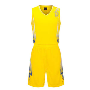 Nouveau maillot de basket-ball personnalisé pour hommes coupe automatisée double face à séchage rapide Service OEM uniformes de vêtements de sport sans manches à vendre - Product Image 1