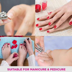 Coupe-ongles en acier inoxydable robuste avec lime métallique intégrée pour manucure professionnelle - Product Image 6