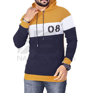 OEM Sweats à capuche en coton imprimé avec logo personnalisé Vêtements surdimensionnés d'hiver à la mode pour hommes - Product Image 6