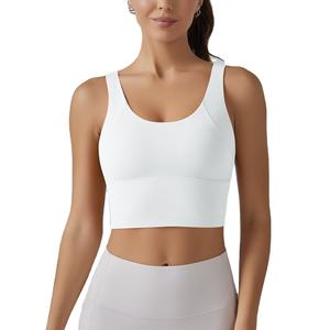 Soutien-gorge de yoga confortable, rembourré, sans armatures, léger, respirant, réversible, pour le sport et la gym, pour femmes - Product Image 1