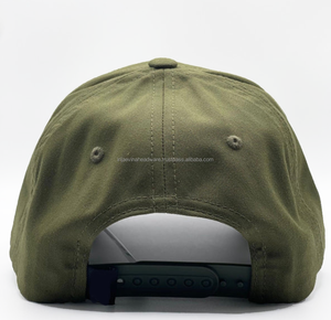 Summer Baseball 6 Panel Cap OEM ODM Custom Logo Embroidery Flat Brim Adjustable Vintage Wash High Quality Acrylic <b>Hat</b> - Product Image 5
