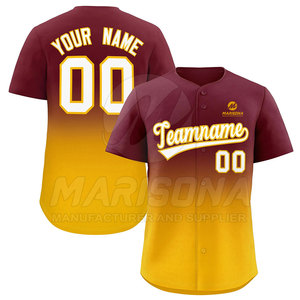 Nouvelle Arrivée 2026 – Maillot de Baseball Personnalisé Sublimé et Brodé, 100% Polyester – Meilleur Prix – Maillot de Sport Personnalisé - Product Image 2
