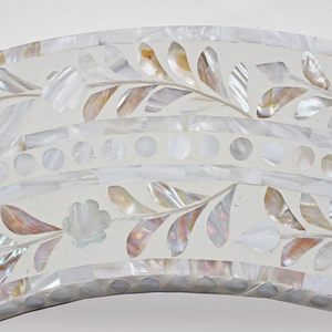 Espejo con incrustaciones de nácar artístico de alta calidad, pieza decorativa hecha a mano asequible para interiores de casas a precio al por mayor - Product Image 3