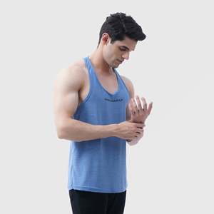 Elite Grip Men's Light Blue Tank <b>Top</b> - Product Image 3