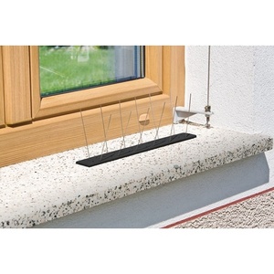 WINDHAGER 36 Piques en plastique – Kit de démarrage pour dissuasion des oiseaux et des pigeons jusqu'à 1 m – Protection contre les nuisibles - Product Image 1