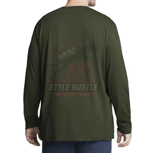 Camisetas de Manga Larga para Hombre de Alta Calidad Hechas en Pakistán, Camisetas de Manga Larga para Hombre con Logotipo Personalizado de Alta Calidad - Product Image 3