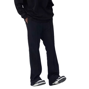 2025 Custom Men's High Quality Casual <b>Flared</b> Jogger Track Pants French Terry Cotton Sweat <b>Leggings</b> New Condition - Product Image 2