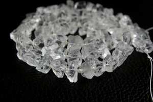 Brazilian Clear Quartz Crystal <b>Gemstone</b> 50 Pieces 6-8 MM Rough Natural <b>Loose</b> <b>Gemstones</b> for Center Drill - Product Image 2