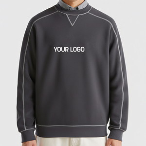 Sudadera con Capucha de Forro Polar Extra Grande para Hombre, 100% Algodón, con Cierre y Bordado Personalizado, Transpirable y Cómoda, Ropa Urbana - Product Image 4