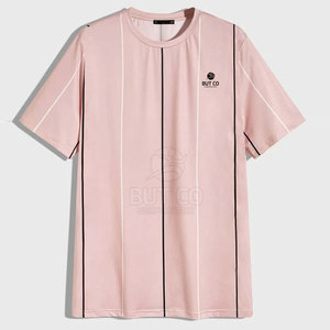 Caliente verano hombres 100% algodón cuello redondo manga corta transpirable camiseta Color personalizado ligero Venta caliente con patrón sólido - Product Image 1