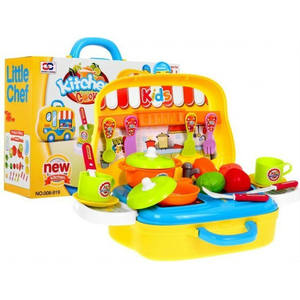 Juego de Cocina Infantil Martom en Maleta, Juguete de Plástico con Estufa para Niños y Niñas de 3+ Años, Nuevo en Caja - Product Image 1