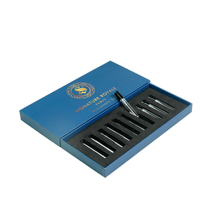 2ml x 10 chai nước hoa hộp nước hoa phát hiện bộ lá vàng dập nóng nước hoa mẫu hộp với chèn cho ngày Valentine - Product Image 1