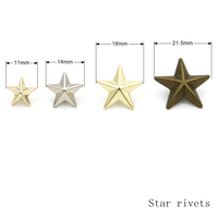 Aksesoris Tas Kulit, Rivet Logam Lapis Emas, Rivet Bunga, Stud, Rivet Logo Logam Custom