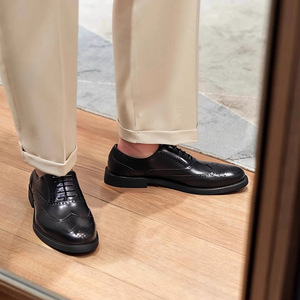 Calzado de vestir formal para hombre, de cuero genuino de primera calidad, con costuras duraderas para un uso prolongado. - Product Image 6