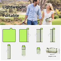 Tapis de sable imperméable pliable Extra Large, tapis de pique-nique de Camping, couverture de pique-nique