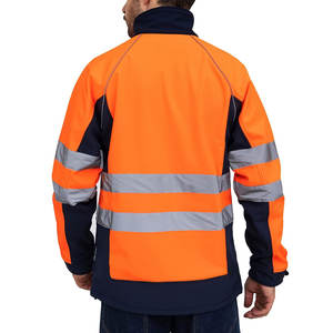 Haute qualité hommes vêtements de travail sécurité haute visibilité veste réfléchissante vêtements d'hiver en gros sécurité travail Construction veste extérieure - Product Image 2