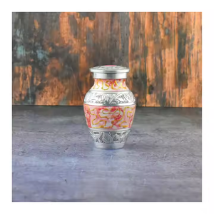 โกศใส่ศพโลหะสำหรับงานศพผู้ใหญ่โกศใส่ศพทำด้วยมืองานตกแต่งโกศใส่ศพทำจากโลหะสลักด้วยมือ2025 - Product Image 1