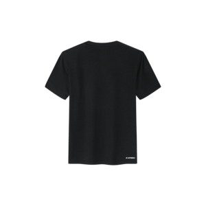 เสื้อยืดคอกลม ERKE สำหรับผู้ชาย ผ้าฝ้าย 100% น้ำหนัก 230 กรัม ผ้าเจอร์ซีย์ สีดำล้วน รุ่น Compressed & Designer Service หมายเลข 11225202016-003 - Product Image 2