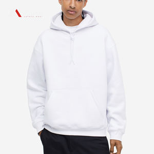 OEM Sudadera con capucha destruida con mangas largas bolsillo canguro impreso logotipo liso teñido poliéster/tela de algodón para otoño estilo de gran tamaño - Product Image 1