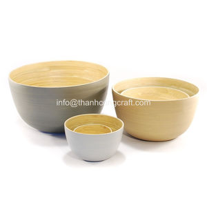 Meilleures ventes Belle couleur Vietnam élimination des produits Bol en bambou Ensembles de vaisselle - Product Image 6