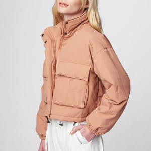 Veste matelassée courte pour femmes, vêtements décontractés surdimensionnés, nouvelle mode, veste à bulles pour femmes, parka chaude et isolée - Product Image 2