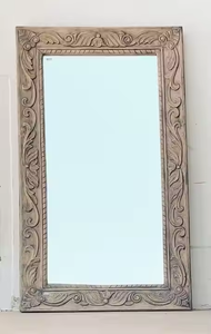 Azora Industries Miroir mural à cadre en bois design vintage pour la décoration intérieure, la salle de bain et les hôtels avec des couleurs personnalisées - Product Image 4