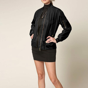 Blouson aviateur grande taille vêtements chauds pour femmes pour adultes dernier style blouson aviateur femme en polyester - Product Image 6