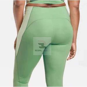 Mallas deportivas con cintura elástica para mujer, venta al por mayor, tejido de punto, logotipo personalizado - Product Image 5