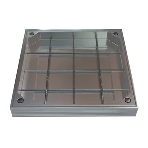 Square Septic Tank Road Outdoors Aluminum Metal Manhole Cover 40x40 Price With Locking System