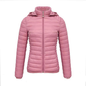 Manteau d'hiver imprimé personnalisé pour femme avec capuche, veste matelassée imperméable et chaude en softshell, vêtements de sport, doublure en polyester tissé, doux - Product Image 1