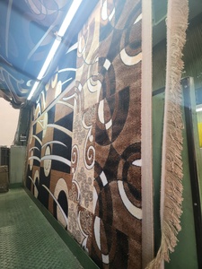 Alfombra Turca de Poliéster Afelpada Adiva, Tejida en Jacquard, Hecha a Máquina, de Pelo Alto, Acolchada, Reversible, Lavable, con Respaldo Antideslizante de Yute - Product Image 4