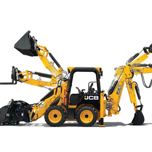 Mini Retroexcavadora Compacta 4x4 JCB 1CX |   Retroexcavadora compacta JCB 1CX con ruedas, accionada por diésel, para construcción - Product Image 1
