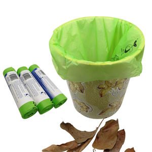 Bolsas de basura compostables biodegradables, bolsas de plástico personalizadas para camisetas, bolsas de basura para perros, venta al por mayor - Product Image 1