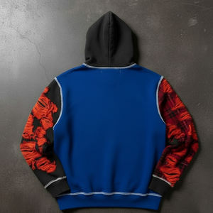 Sweat-shirts pour hommes en coton 100% personnalisés, lourds, avec broderie délavée, effet délavé à l'acide, sweat-shirt délavé pour hommes - Product Image 2