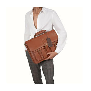 Bolso grande impermeable de cuero para mujer, maletín portátil de cuero genuino suave para trabajo de oficina y uso de la computadora - Product Image 2