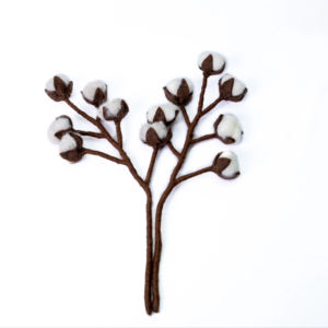 Rama de Tallo de Fieltro Hecha a Mano, Flor Artificial Decorativa, Decoración Rústica para el Hogar, Ecológica, para Graduación, Acción de Gracias, Boda, Año Nuevo - Product Image 1